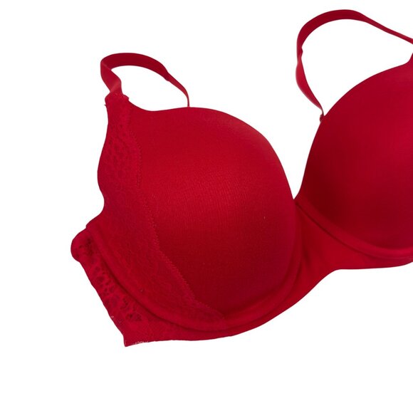 Secret Treasures Women Red Push-Up Underwire Bra Size 40C - Picture 11 of 11